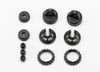 TRAXXAS Caps and spring retainers, GTR shock (upper cap (2)/ hollow balls (4)/ bottom cap (2)/ upper retainer (2)/ lower retainer (2))