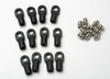 TRAXXAS Rod ends, Revo (large) with hollow balls (12)