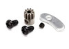 TRAXXAS Gear, 10-T pinion / set screw