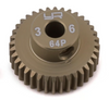 Yeah Racing 64P Hard Coated Aluminum Pinion Gear (36T)