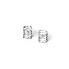 XRAY FRONT COIL SPRING FOR 4MM PIN C=1.8-2.0 - SILVER (2) XRA372187