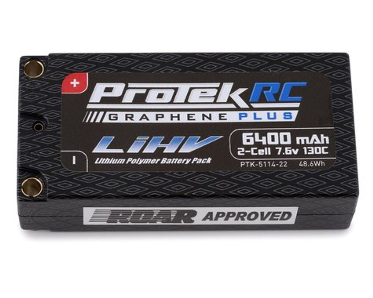 ProTek RC 2S 120C Low IR Si-Graphene + HV Shorty LiPo Battery (7.6V/6400mAh)