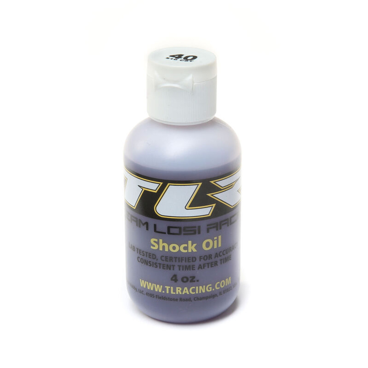 TLR SILICONE SHOCK OIL, 40WT, 516CST, 4OZ