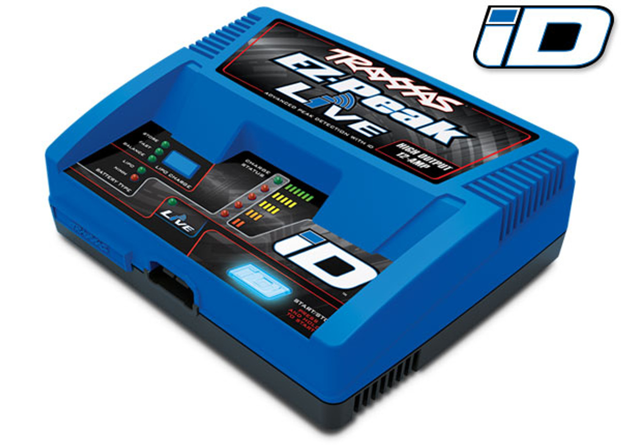 TRAXXAS Charger, EZ-Peak Live, 100W, NiMH/LiPo with iD Auto Battery Identification