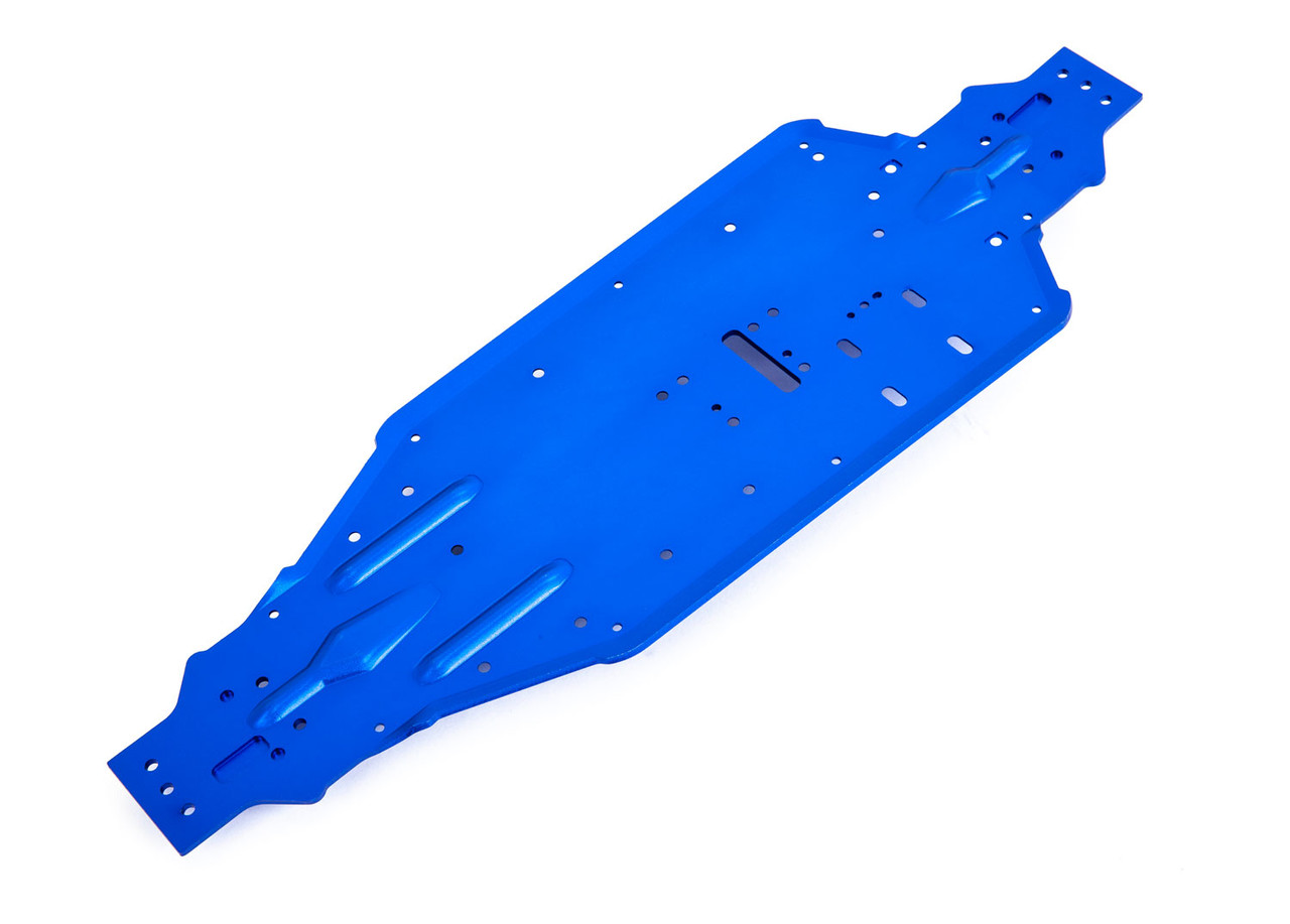 TRAXXAS Chassis, Sledge™, aluminum (blue-anodized)