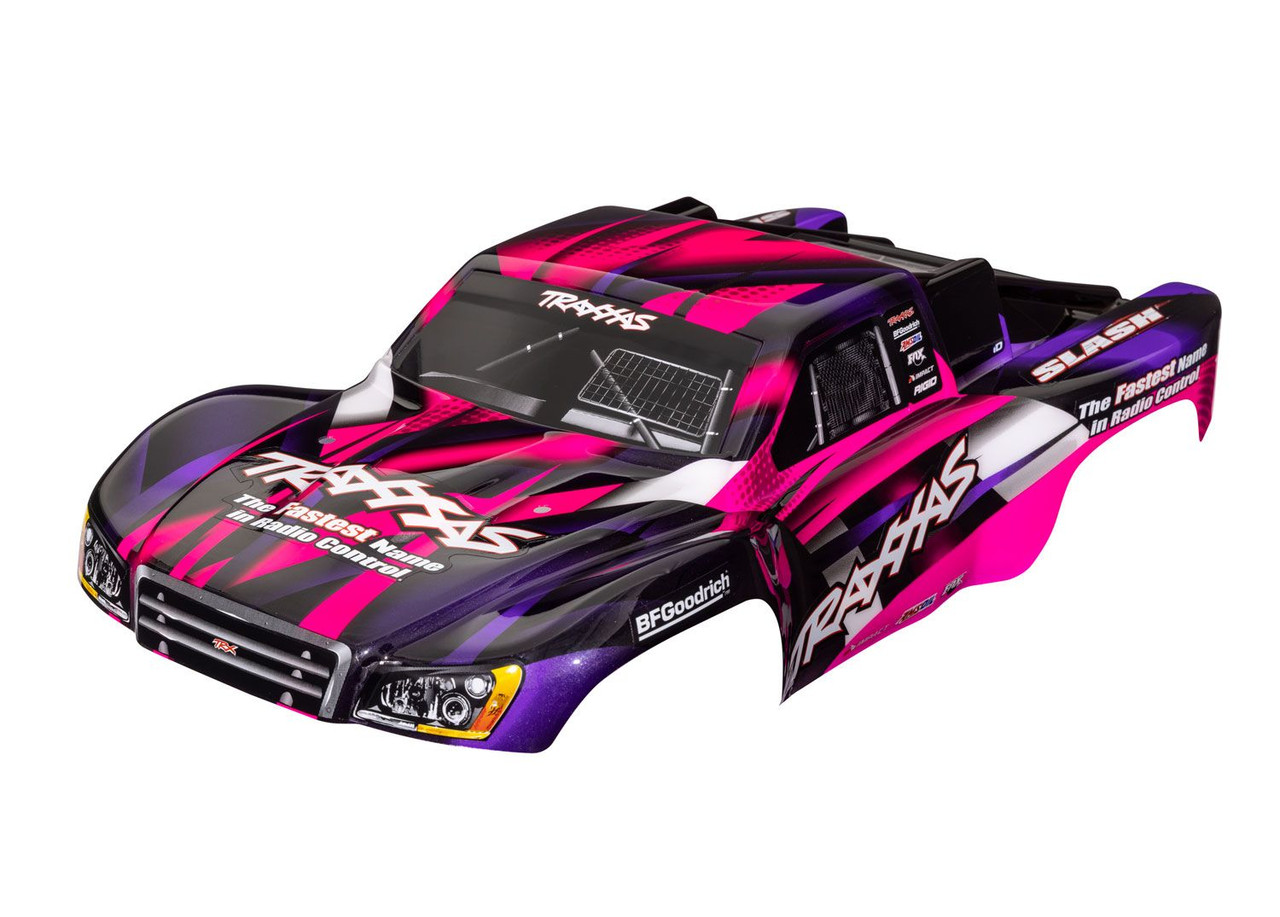 TRAXXAS SLASH 2WD, BODY, PINK