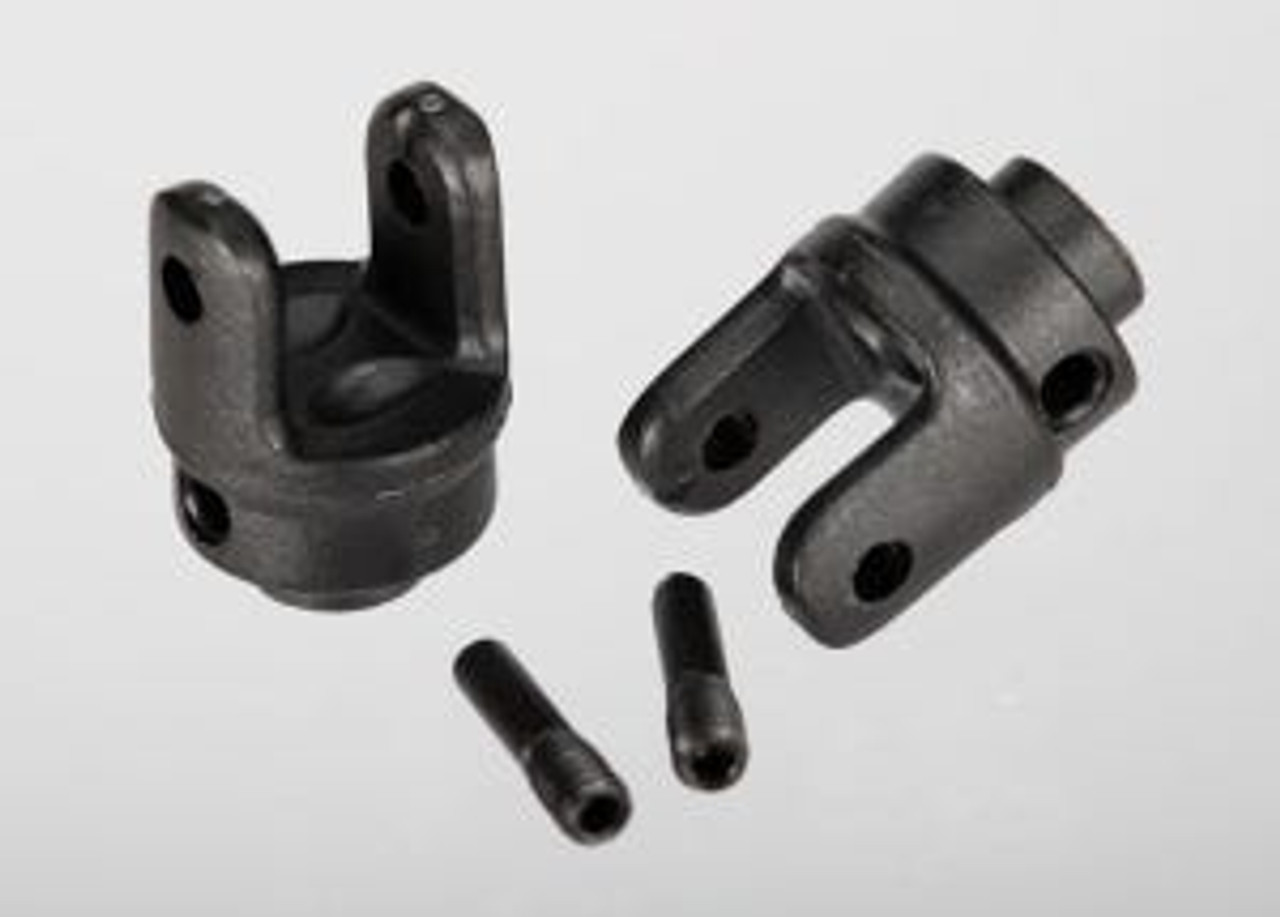 TRAXXAS Differential output yokes, heavy duty (2)/ screw pin (2)
