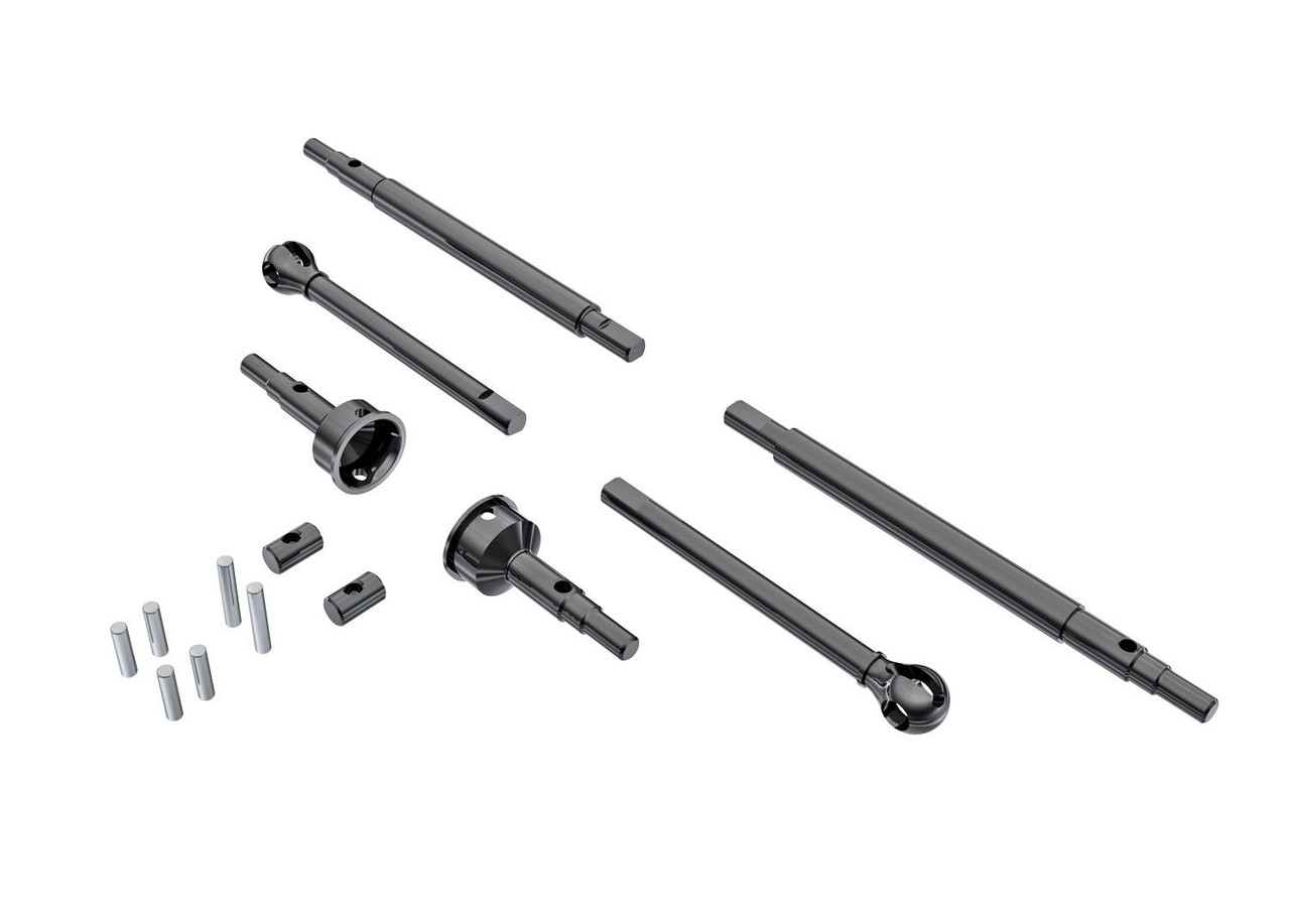 TRAXXAS AXLE SHAFTS (F&R)/ STUB AXLES