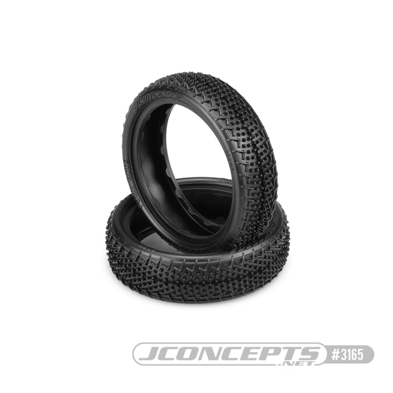 JConcepts Fuzz Bite LP Carpet 2.2" 2WD Front Buggy Tires (2) (Pink)