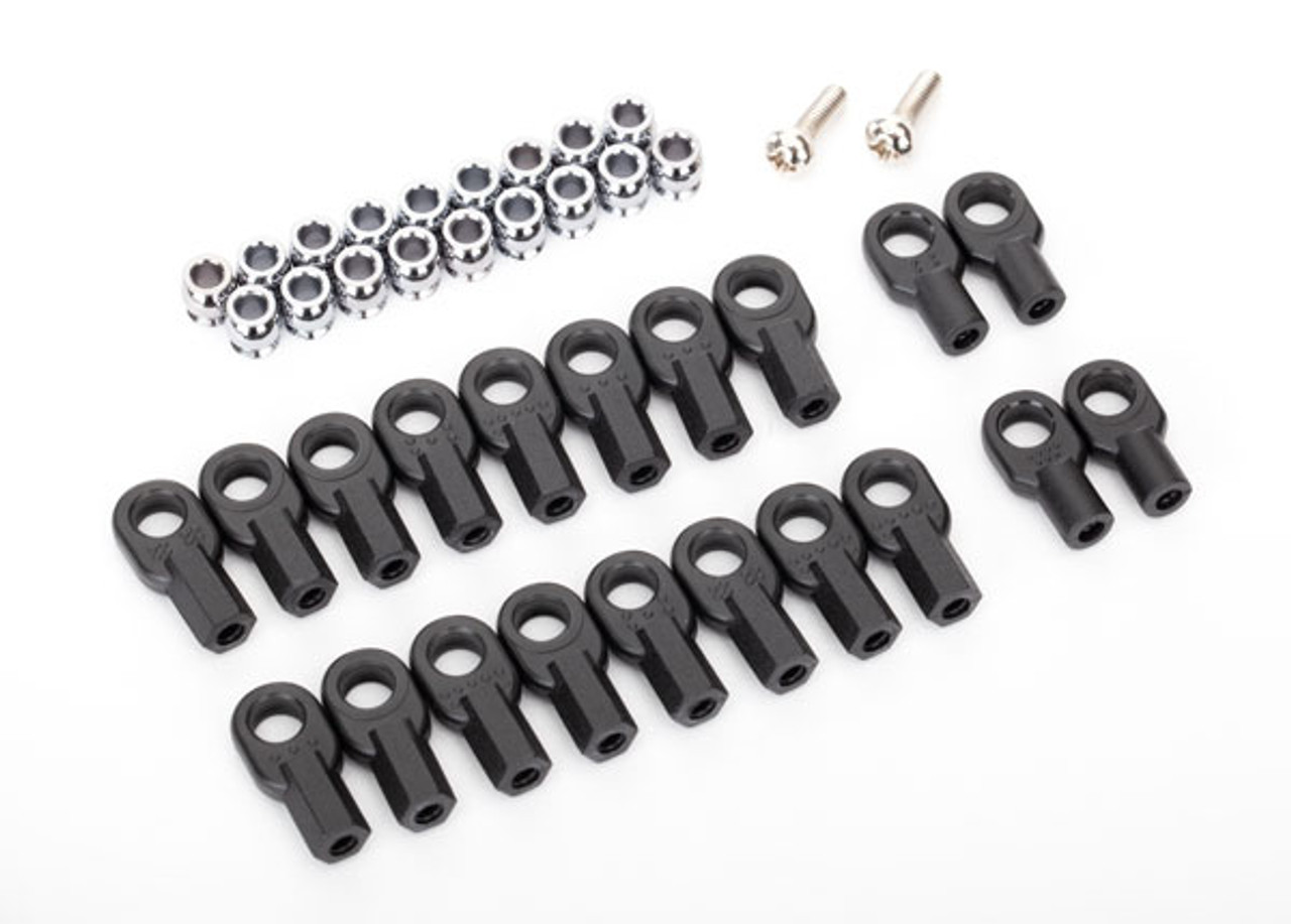 TRAXXAS Rod ends (16 long & 4 short)/ hollow ball connectors (18)/ ball screws (2)