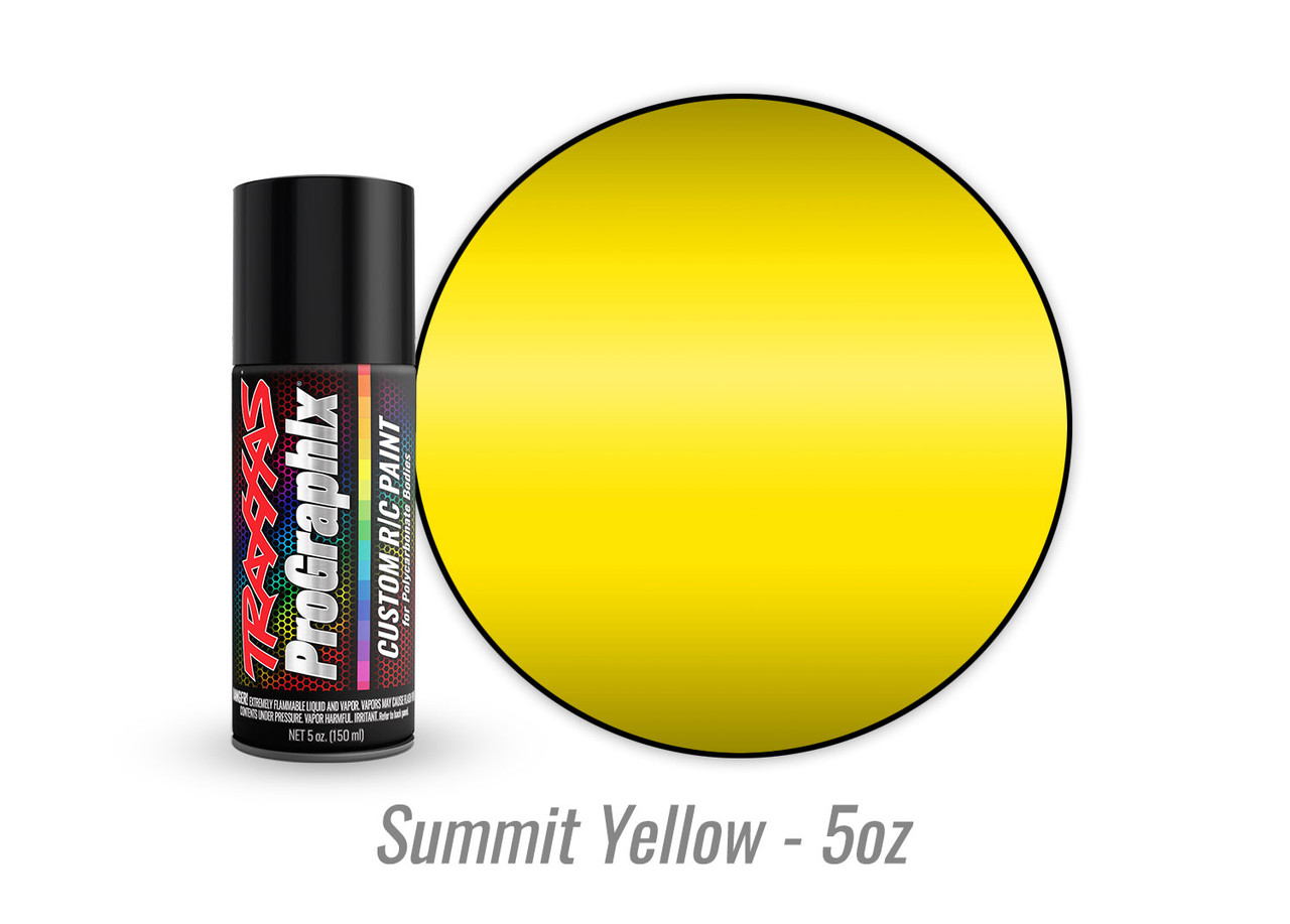 TRAXXAS Body paint, ProGraphix™, Summit Yellow (5oz)