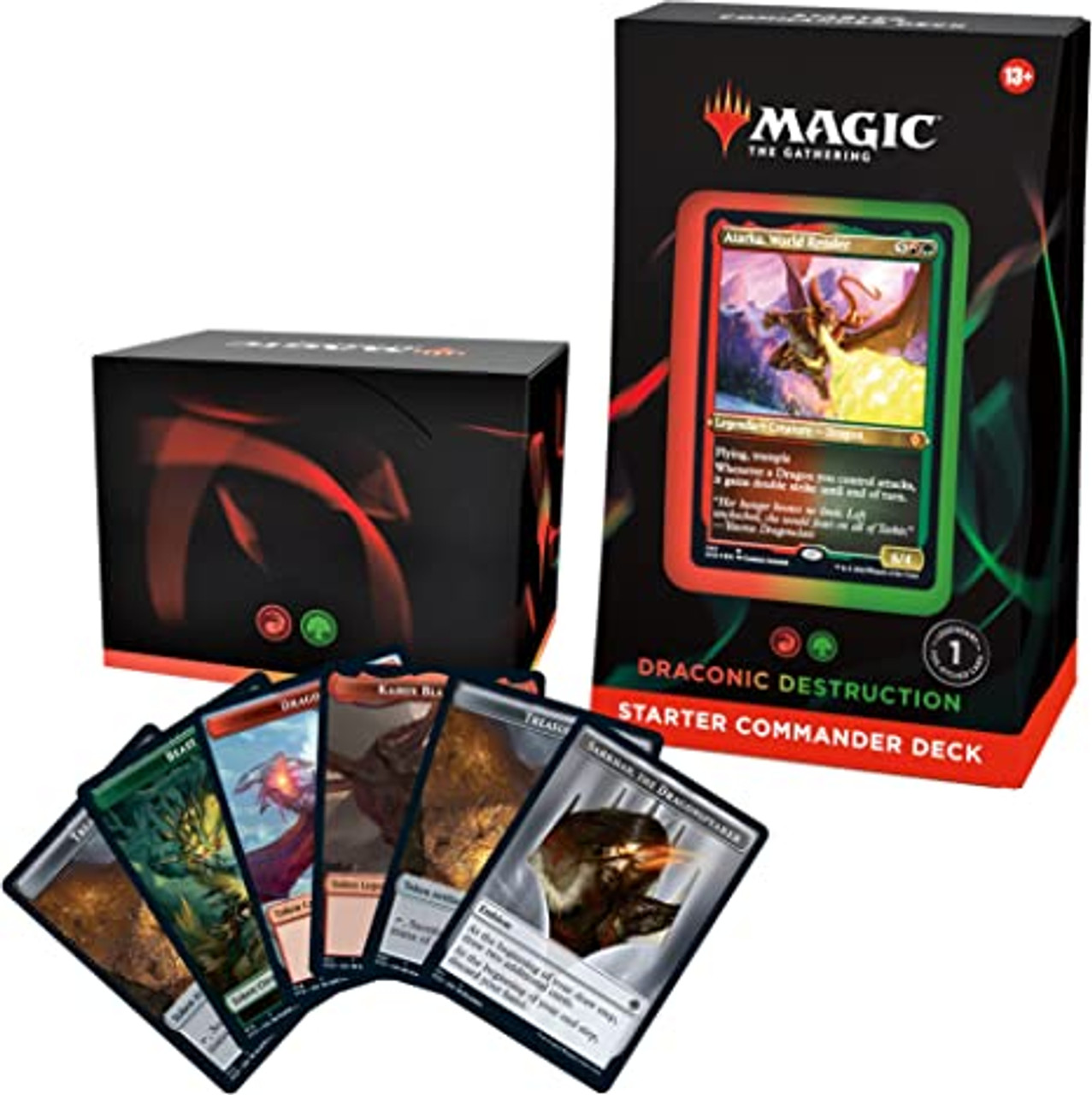 Magic: The Gathering Starter Commander Deck – Draconic Destruction (Red-Green)