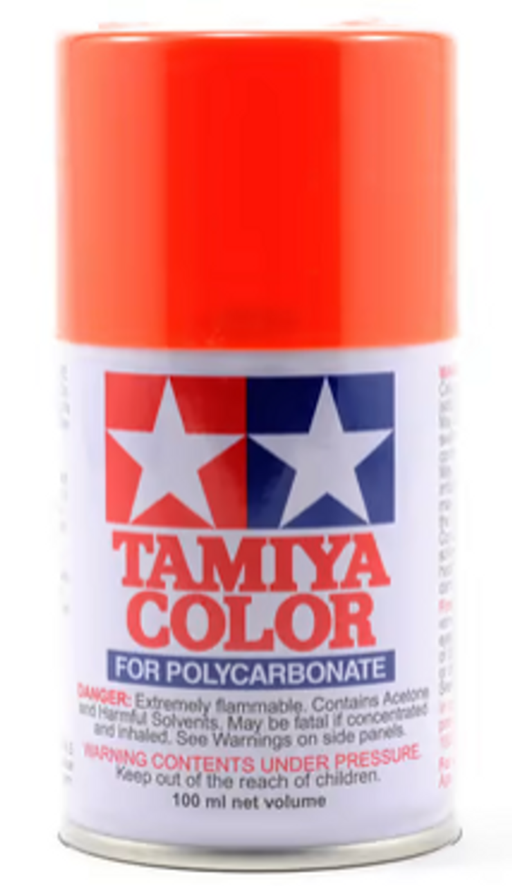 Tamiya PS-7 Orange Lexan Spray Paint (100ml)