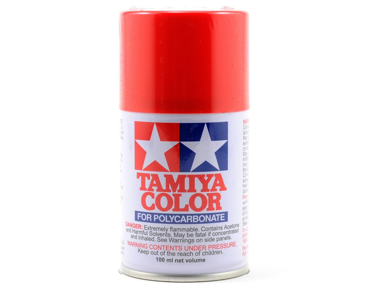 Tamiya PS-34 Bright Red Lexan Spray Paint (100ml)