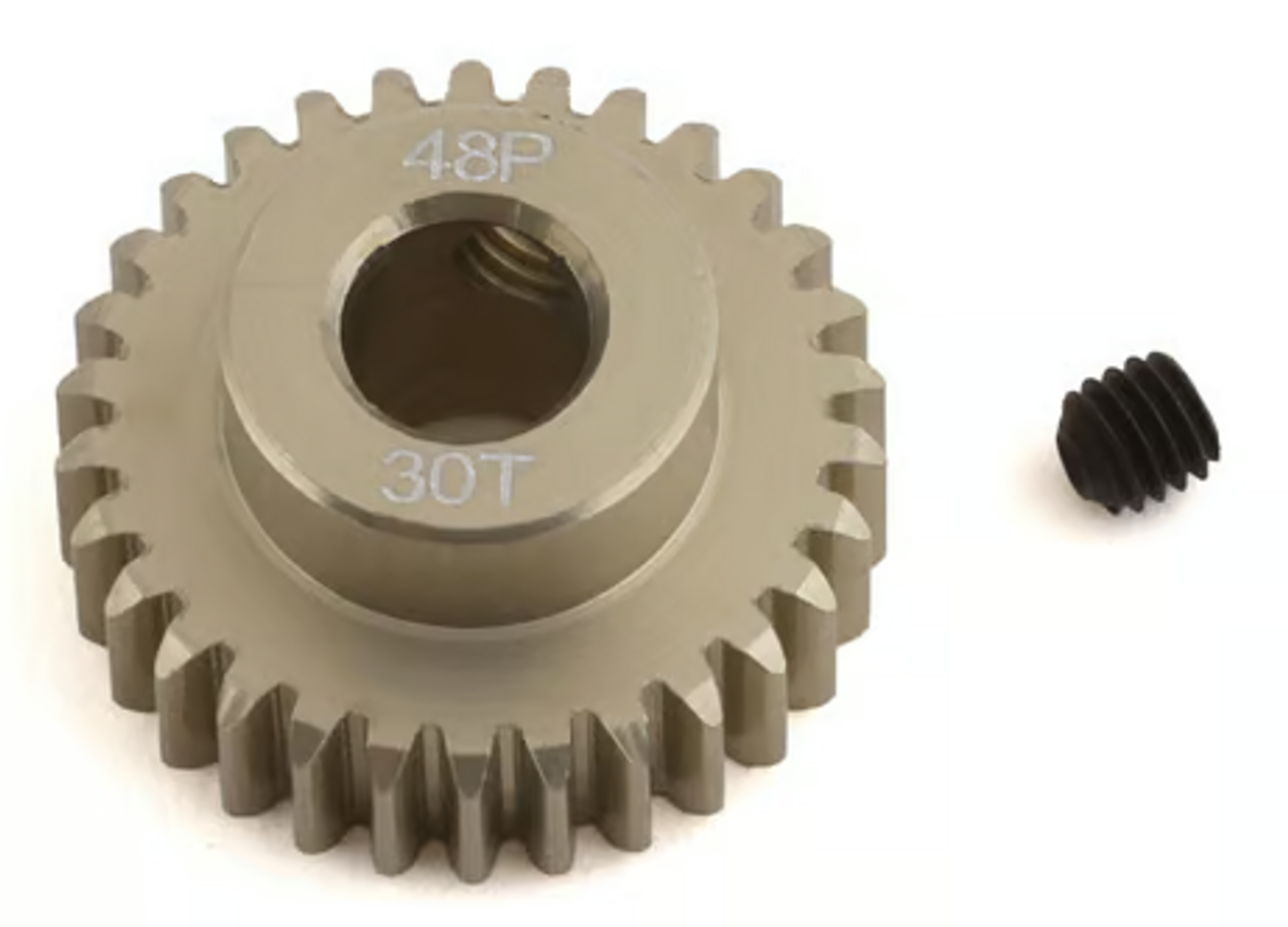 ProTek RC 48P Lightweight Hard Anodized Aluminum Pinion Gear (5.0mm Bore) (30T) PTK-8650