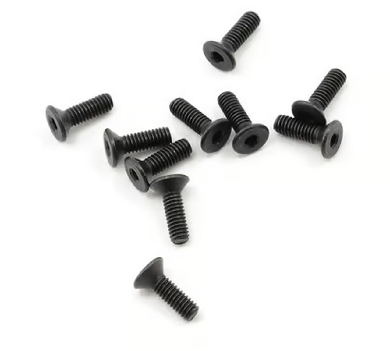 ProTek RC 2.5x8mm "High Strength" Flat Head Screws (10)