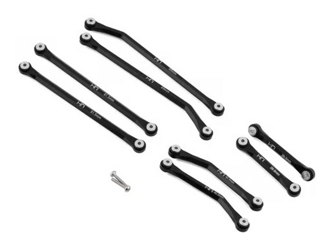 Hot Racing Axial SCX24 Aluminum High Clearance 4 Link Set (133.5mm) HRASXTF133HFA01