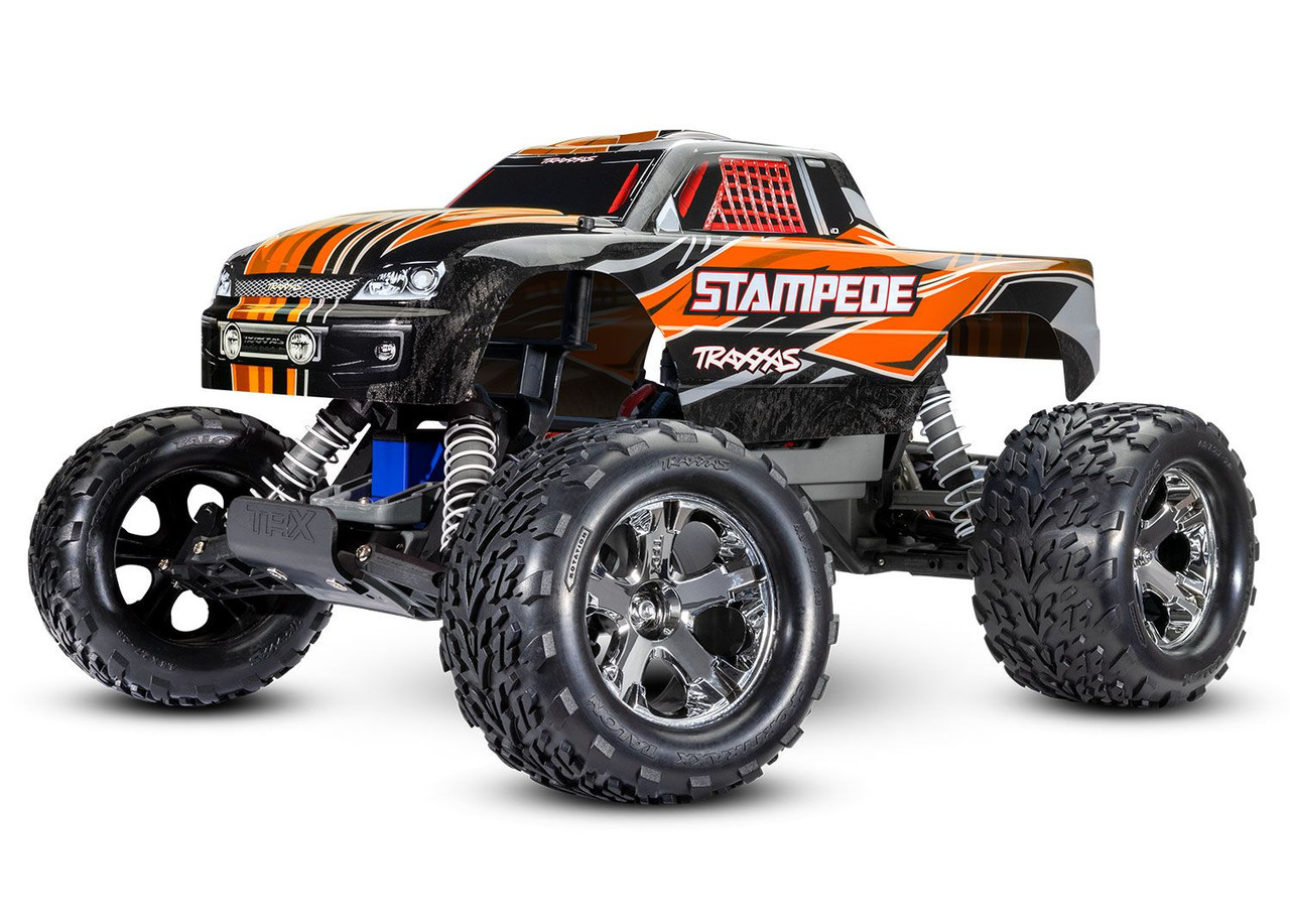 TRAXXAS Stampede: 1/10 Scale Monster Truck w/USB-C 36054-8-ORNG