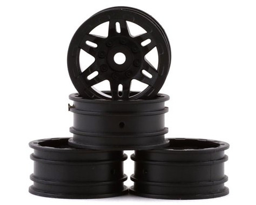 AXIAL 1.0 Rockster Wheels Black (4pcs): SCX24