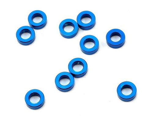 Team Associated 5.5x2.0mm Aluminum Ball Stud Washer (Blue) (10)