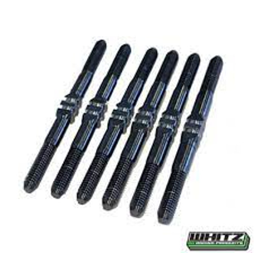 Whitz Racing Products HyperMax RC10B6.1/B6.1D 3.5mm Titanium Turnbuckle Kit (Black)