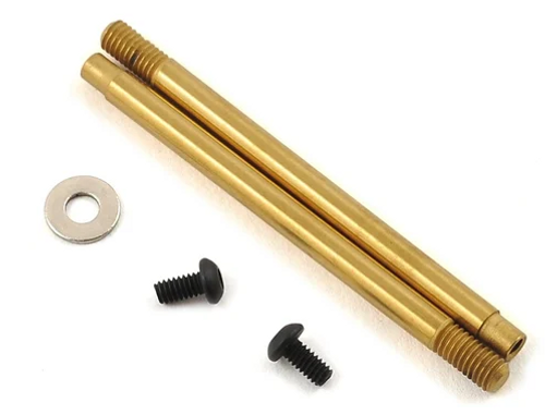 Team Associated 3x23mm V2 Ti-Nitride Screw Mount Front Shock Shaft (2)