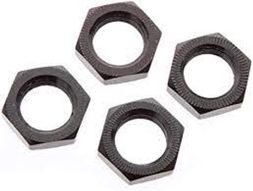 ARRMA AR310449 Wheel Nut Aluminum 17mm Black (4)