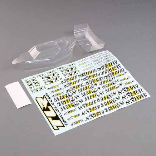 TLR Ultra Lightweight Body & Wing, Clear: 22 5.0