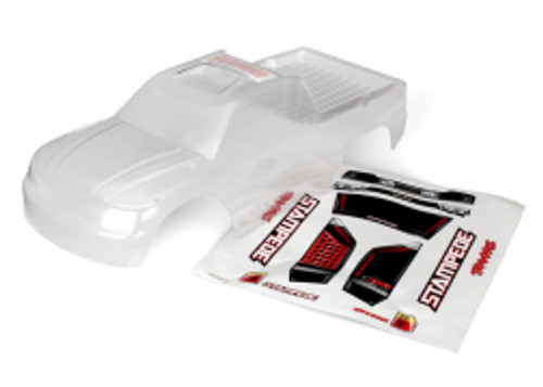 TRAXXAS Body, Stampede (clear, requires painting) (requires #3614 to mount)