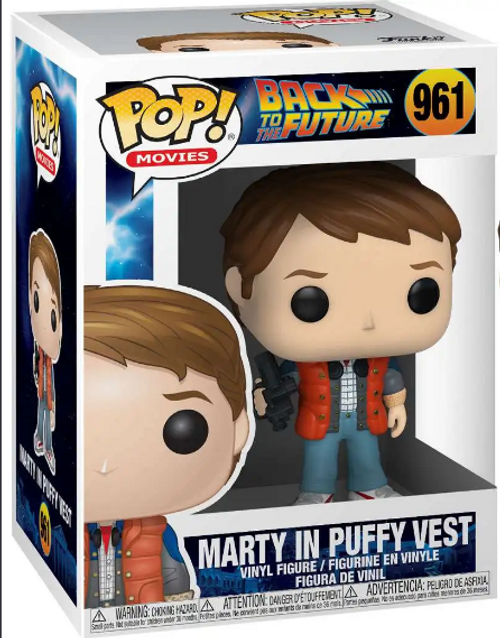 Funko Back to the Future POP! Movies Marty in Puffy Vest Vinyl Figure #961