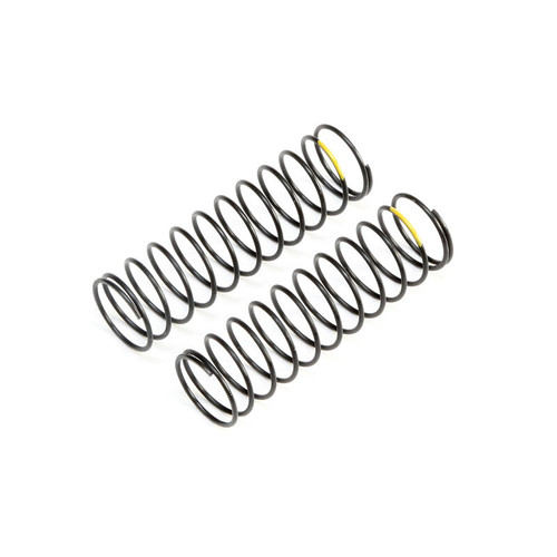 TLR Yellow Rear Springs, Low Frequency, 12mm (2)