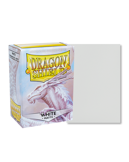 DRAGON SHIELD - Matte Sleeves - White