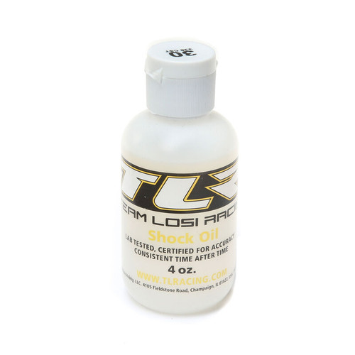 TLR SILICONE SHOCK OIL, 30WT, 338CST, 4OZ