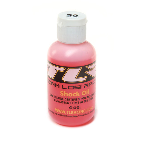 TLR SILICONE SHOCK OIL, 50WT, 710CST, 4OZ