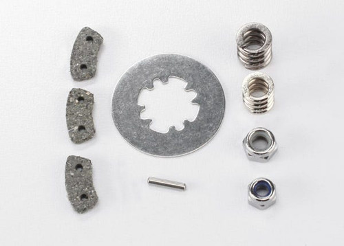 TRAXXAS Rebuild kit, slipper clutch (steel disc/ friction pads (3)/ spring (2)/ pin/ 4.0mm NL (1)/ 5.0mm NL (1))