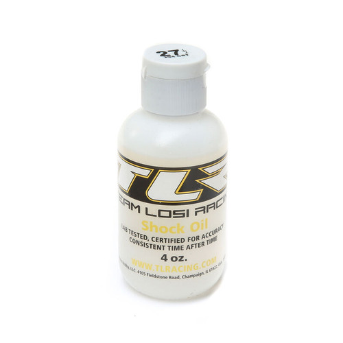 TLR SILICONE SHOCK OIL, 27.5WT, 294CST, 4OZ