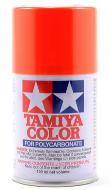 Tamiya PS-7 Orange Lexan Spray Paint (100ml)
