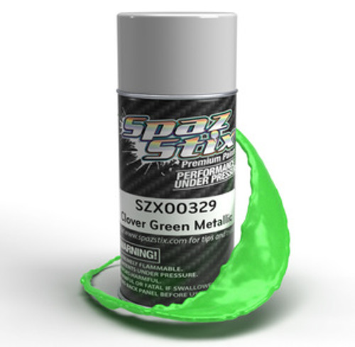 SPAZ STIX Clover Green Metallic Aerosol Paint, 3.5oz Can