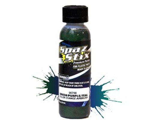 SPAZ STIZ COLOR CHANGING PAINT GREEN/ PURPLE/ TEAL 2OZ