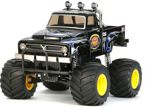 Tamiya Midnight Pumpkin 1/12 2WD Electric Monster Truck Kit (Black Edition)