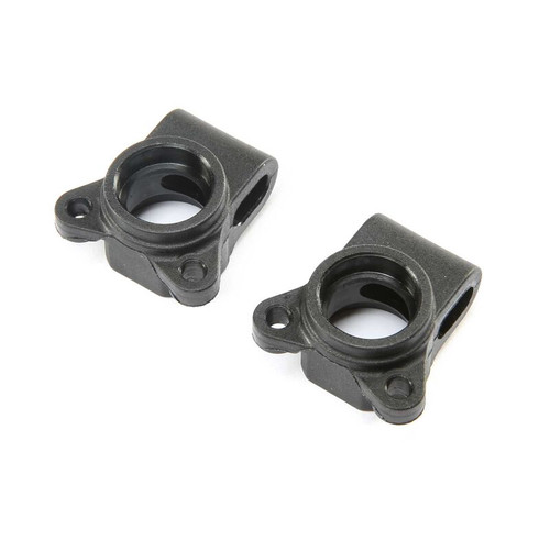 This is a replacement set of two Team Losi Racing 22X-4 VHA Rear Hub Bodies, intended for use with the TLR 22X-4 Race Kit.