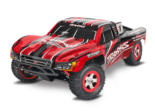 TRAXXAS 1/16 Scale Slash: 4X4 Short Course Truck w/USB-C RED 70054-8-RED
