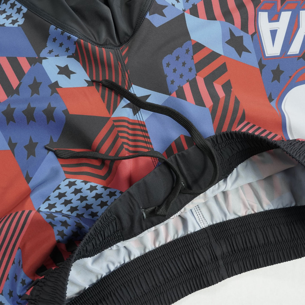 STARS & STRIPES KIDS BLACK TRAINING SHORTS