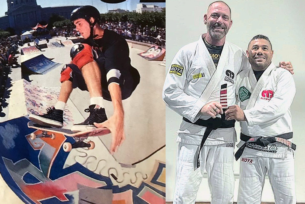 Another notch on the coveted Black Belt for Legendary Professional Skater / Jiu Jitsu Black Belt Tom Knox - Elite Team