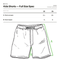 JJC BLACK KIDS TRAINING SHORTS
