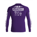 24 PURPLE LS RASH GUARD