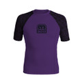 25 PURPLE SS RASH GUARD