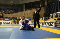 Pati Fontes (Checkmat BJJ) fierce competitor while developing the next generation of Athletes!