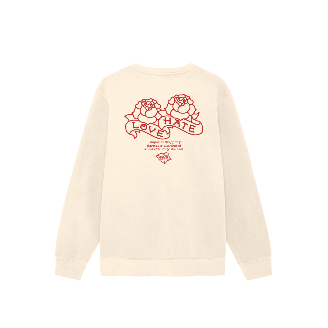 LOVE X HATE IVORY CREW - Moya Brand Co.