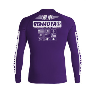24 PURPLE LS RASH GUARD - Moya Brand Co.